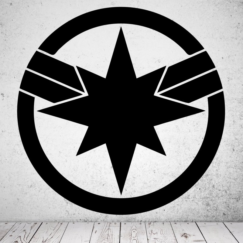 Preview: Wandtattoo Captain Marvel Preview: 46234 Captain Marvel  Wandsticker